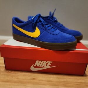 Nike Killshot 2 Royal Blue and Gold Sneakers Mens Size 9.5 Womens Size 11